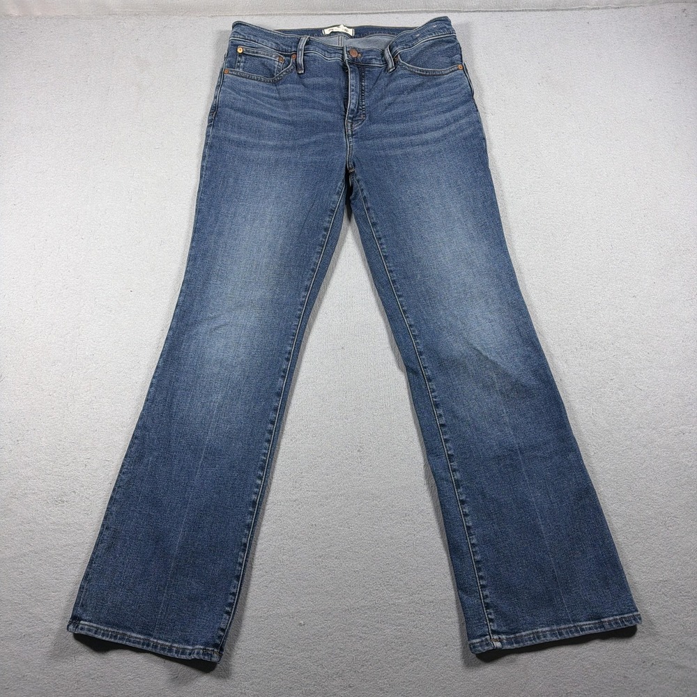 Madewell Jeans Womens 30 Medium Wash Blue Kick Out Mid Rise Bootcut Denim Pants